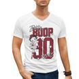 Betty Boop Baseball Logo Jersey With Stars Cute Cartoon Men's V-Neck T-Shirt Betty Boop Baseball Logo Jersey With Stars Cute Cartoon Men's V-Neck T-Shirt
