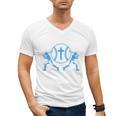 Boys Baseball Christian-Shirt Softball I Can Do All Things Men's V-Neck T-Shirt Boys Baseball Christian-Shirt Softball I Can Do All Things Men's V-Neck T-Shirt