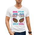 Bruh Its My 67 33 Day Of School Baseball Boys Kids 100th Day Men's V-Neck T-Shirt Bruh Its My 67 33 Day Of School Baseball Boys Kids 100th Day Men's V-Neck T-Shirt