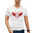 Cute Baseball &Cupid Wings Happy Valentines Boys Men Men's V-Neck T-Shirt Cute Baseball &Cupid Wings Happy Valentines Boys Men Men's V-Neck T-Shirt