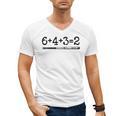 Double Play 6 4 3 2 Vintage Baseball Math Softball Player Premium Tri-Blend Men's V-Neck T-Shirt Double Play 6 4 3 2 Vintage Baseball Math Softball Player Premium Tri-Blend Men's V-Neck T-Shirt