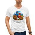 Father Son Baseball Father's Day Men's V-Neck T-Shirt Father Son Baseball Father's Day Men's V-Neck T-Shirt