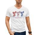 My Favorite Season Is Baseball Coquette Bow Game Day Mom Sis Men's V-Neck T-Shirt My Favorite Season Is Baseball Coquette Bow Game Day Mom Sis Men's V-Neck T-Shirt
