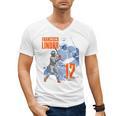 Francisco Lindor New York M Baseball Players MLBFLI304N Men's V-Neck T-Shirt