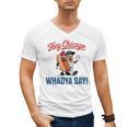 Hey Chicago Whadya Say Baseball Hot Dog Men's V-Neck T-Shirt