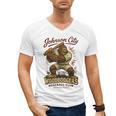 Johnson City Woodboogers Retro Baseball Club Men's V-Neck T-Shirt