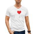 I Love Mamie Heart Grandma Grandmother Grandparent Raglan Baseball Tee Men's V-Neck T-Shirt I Love Mamie Heart Grandma Grandmother Grandparent Raglan Baseball Tee Men's V-Neck T-Shirt