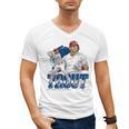 Mike Trout Los Angeles A MLB Baseball Players MLBMTR302N Men's V-Neck T-Shirt Mike Trout Los Angeles A MLB Baseball Players MLBMTR302N Men's V-Neck T-Shirt