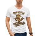 Missoula Mudweasels Retro Minor League Baseball Men's V-Neck T-Shirt