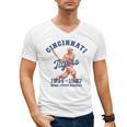 Negro League Baseball History Month Cincinnati Ohio Men's V-Neck T-Shirt Negro League Baseball History Month Cincinnati Ohio Men's V-Neck T-Shirt