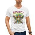 Respect The Drip Mardi Gras Baseball Ice Cream Boys Carnival Men's V-Neck T-Shirt