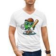 Shamrock Baseball St Patrick's Day Kids Boys Toddlers Premium Tri-Blend Men's V-Neck T-Shirt