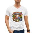 Spring Training 2026 Baseball Fan Retro Palm Cactus Premium Tri-Blend Men's V-Neck T-Shirt Spring Training 2026 Baseball Fan Retro Palm Cactus Premium Tri-Blend Men's V-Neck T-Shirt