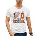 I Survived 100 Days Baseball Football Basketball School Kids Men's V-Neck T-Shirt I Survived 100 Days Baseball Football Basketball School Kids Men's V-Neck T-Shirt