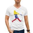 Venezuela Baseball Men's V-Neck T-Shirt Venezuela Baseball Men's V-Neck T-Shirt