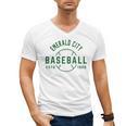 Wizard Of Oz Emerald City Baseball Costume Halloween Men's V-Neck T-Shirt
