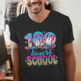 100 Days Of School Baseball Ice Cream For Boy Girl Kids Men's V-Neck T-Shirt 100 Days Of School Baseball Ice Cream For Boy Girl Kids Men's V-Neck T-Shirt