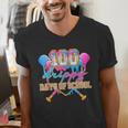 100 Drippy Days Of School Baseball Ice Cream Drip Boys Kids Men's V-Neck T-Shirt 100 Drippy Days Of School Baseball Ice Cream Drip Boys Kids Men's V-Neck T-Shirt