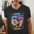 I Was 6 Now I'm 7 Baseball Birthday Boy For Teens Kids Men's V-Neck T-Shirt I Was 6 Now I'm 7 Baseball Birthday Boy For Teens Kids Men's V-Neck T-Shirt
