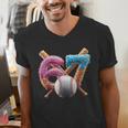 67 Baseball Ice Cream Drip Kids Youth Men's V-Neck T-Shirt 67 Baseball Ice Cream Drip Kids Youth Men's V-Neck T-Shirt