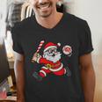 67 Baseball Santa Six Seven Meme Christmas Sport Men Boy Kid Men's V-Neck T-Shirt
