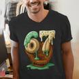 67 Ice Cream Drip Six Seven Baseball Men's V-Neck T-Shirt 67 Ice Cream Drip Six Seven Baseball Men's V-Neck T-Shirt