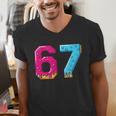 67 Shirt Baseball Life Style 101 Apparel Youth Drip Meme Men's V-Neck T-Shirt 67 Shirt Baseball Life Style 101 Apparel Youth Drip Meme Men's V-Neck T-Shirt