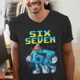 67 Six Seven 6-7 Italian Brainrot Kids Baseball Meme Men's V-Neck T-Shirt 67 Six Seven 6-7 Italian Brainrot Kids Baseball Meme Men's V-Neck T-Shirt