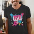 67 Six Seven Ice Cream Drip Baseball Boys Youth Men's V-Neck T-Shirt