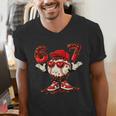 67 Valentine Day Baseball Chocolate Ice Cream Drip Men's V-Neck T-Shirt 67 Valentine Day Baseball Chocolate Ice Cream Drip Men's V-Neck T-Shirt