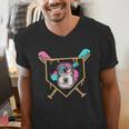 8th Birthday Baseball Bat Ice-Cream Drip 8yrs Old Boys Girls Men's V-Neck T-Shirt 8th Birthday Baseball Bat Ice-Cream Drip 8yrs Old Boys Girls Men's V-Neck T-Shirt