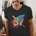 Banana Baseball 67 Ice Cream Drip Meme Men's V-Neck T-Shirt Banana Baseball 67 Ice Cream Drip Meme Men's V-Neck T-Shirt