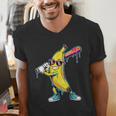 Banana Baseball Drip Kids Youth Boys Girls Men's V-Neck T-Shirt Banana Baseball Drip Kids Youth Boys Girls Men's V-Neck T-Shirt