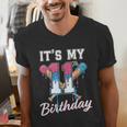 Baseball 11 Year Old Ice Cream Drip 11th Birthday Boys Men's V-Neck T-Shirt Baseball 11 Year Old Ice Cream Drip 11th Birthday Boys Men's V-Neck T-Shirt