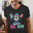 Baseball 67 Drip Six Seven Hand Signs Ice Cream Meme Men's V-Neck T-Shirt Baseball 67 Drip Six Seven Hand Signs Ice Cream Meme Men's V-Neck T-Shirt