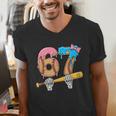 Baseball 67 Ice Cream Drip Skeleton Six Seven Boys Meme Men's V-Neck T-Shirt