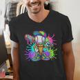 Baseball Boys Clothes For Boys Ice Cream Drip Baseball Stuff Men's V-Neck T-Shirt