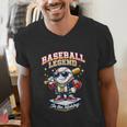 Baseball Cute Youth Ice Cream Valentine Day Sporty Fun Men's V-Neck T-Shirt Baseball Cute Youth Ice Cream Valentine Day Sporty Fun Men's V-Neck T-Shirt