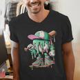 Baseball Drip For Boys Ice Cream Drip Baseball Men's V-Neck T-Shirt
