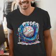 Baseball Drip For Boys Ice Cream Drip Youth Baseball Boys Men's V-Neck T-Shirt Baseball Drip For Boys Ice Cream Drip Youth Baseball Boys Men's V-Neck T-Shirt