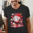 Baseball Drip Ice Cream Boys Kids Youth Valentines Men's V-Neck T-Shirt Baseball Drip Ice Cream Boys Kids Youth Valentines Men's V-Neck T-Shirt