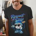 Baseball Drip Ice Cream Respect The Drip Home Plate Boy Kids Men's V-Neck T-Shirt Baseball Drip Ice Cream Respect The Drip Home Plate Boy Kids Men's V-Neck T-Shirt