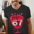 Baseball Drip Ice Cream Valentine Youth Boys Girls Sport Men's V-Neck T-Shirt Baseball Drip Ice Cream Valentine Youth Boys Girls Sport Men's V-Neck T-Shirt