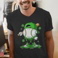 Baseball Drip Icecream Apparel Youth Boy St Patrick's Day Men's V-Neck T-Shirt Baseball Drip Icecream Apparel Youth Boy St Patrick's Day Men's V-Neck T-Shirt