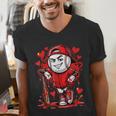 Baseball Drip Icecream Heart Red Valentine Day Boys Kids Men's V-Neck T-Shirt Baseball Drip Icecream Heart Red Valentine Day Boys Kids Men's V-Neck T-Shirt