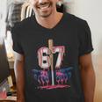 Baseball Drip Shirt Youth Baseball Glove Drip Ice Cream Men's V-Neck T-Shirt Baseball Drip Shirt Youth Baseball Glove Drip Ice Cream Men's V-Neck T-Shirt
