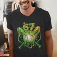 Baseball Drip St Patricks Day Boys Baseball St Patricks Day Men's V-Neck T-Shirt