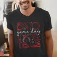 Baseball Game Day Coquette Game Day Baseball Men's V-Neck T-Shirt Baseball Game Day Coquette Game Day Baseball Men's V-Neck T-Shirt