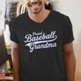 Baseball Grandma Graphic Men's V-Neck T-Shirt Baseball Grandma Graphic Men's V-Neck T-Shirt