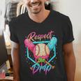 Baseball Ice Cream Drip Number 67 Player 67 Respect The Drip Men's V-Neck T-Shirt